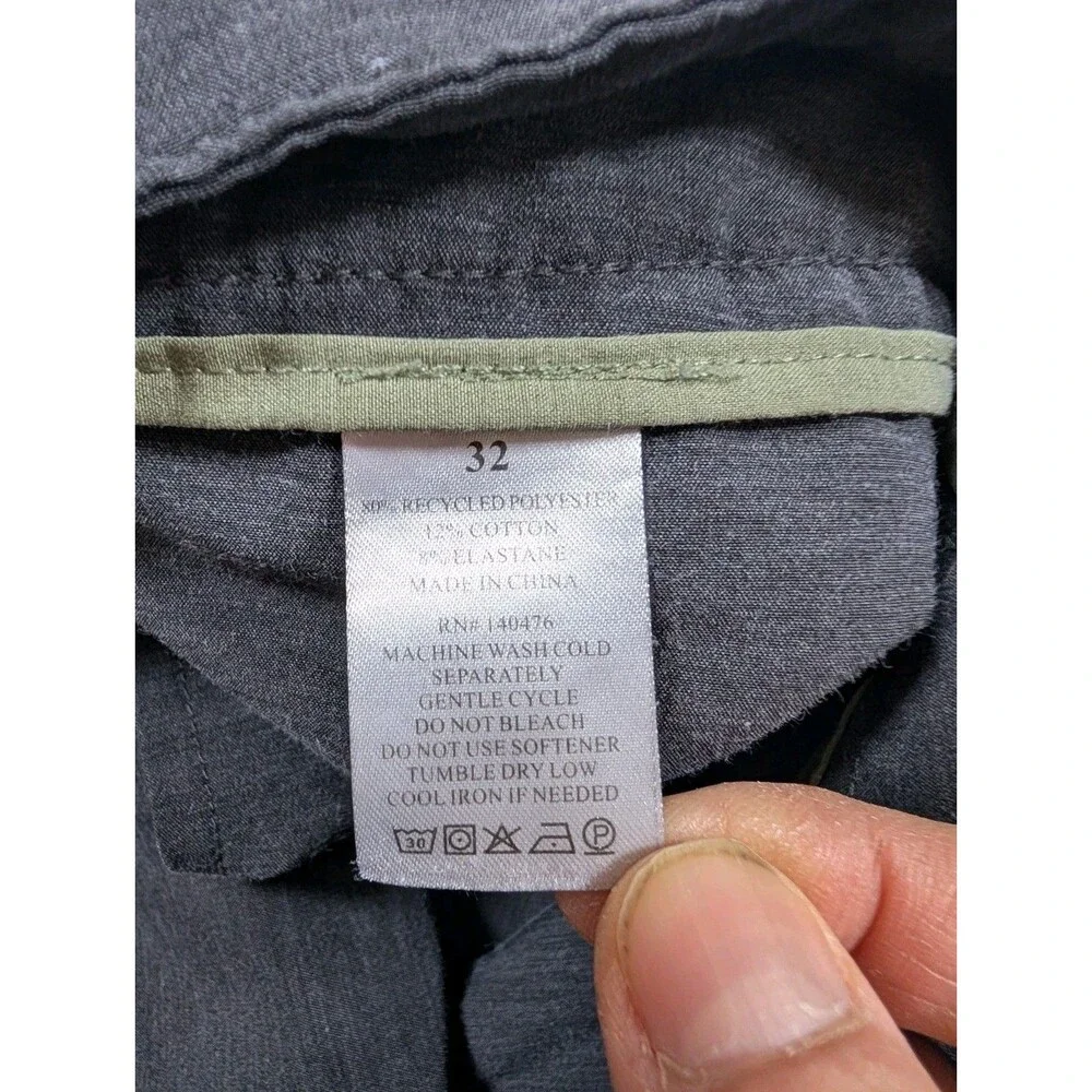 Faherty All Day Shorts Mens 32 Gray 9